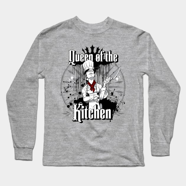 Queen of the Kitchen Long Sleeve T-Shirt by Epic Splash Graphics